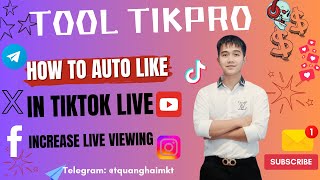 How To Auto Like In Tiktok Live  Clicker Liker On Tiktok live 2024 Increase live viewing [upl. by Engeddi]