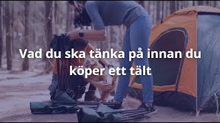 Tält bäst i test 2024 Köpguide [upl. by Rennat]