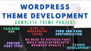 WordPress theme development from scratch  Explained Step by step  Easy Approach wordpress code [upl. by Virendra846]