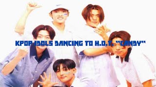 Kpop idols dancing to HOT quotCandyquot [upl. by Straus791]