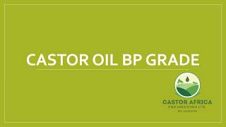 Castor 101 Castor Oil BP Grade [upl. by Charleton]