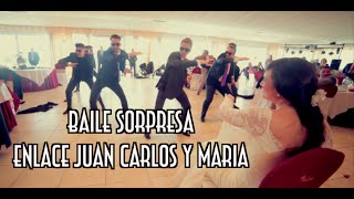 Baile BODA sorpresa para la novia Enlace Juan Carlos y María ¡AMAZING Choreographed Wedding Dance [upl. by Aiem866]