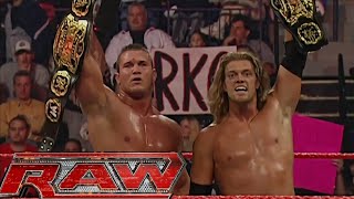 RatedRKO vs The Hardy Boyz World Tag Team Championship Match RAW Nov 272006 [upl. by Akessej]