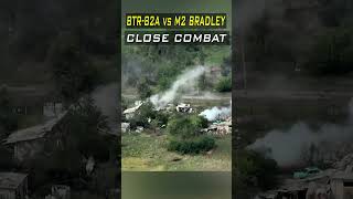 Russian BTR82A Vs M2A2 Bradley IFV Close combat army militarytechnology [upl. by Yllac]