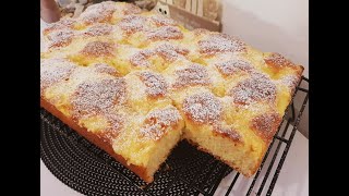 Vanille  Butterkuchen  fluffig  lecker Vanilla  butter cake ENG SUB [upl. by Ploch]