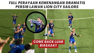 WHAT A COMEBACKK💥💥 PERSIB RAYAKAN KEMENANGAN BERSAMA BOBOTOH [upl. by Gnoc]