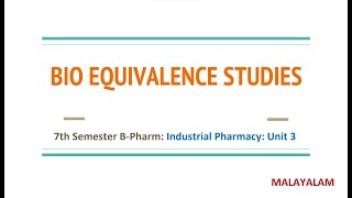 Bioequivalence Studies 2 x 2 Cross over study [upl. by Arolf]