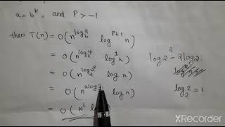 Masters theorem malayalam master method DAA [upl. by Eenttirb229]