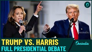 Kamala Harris vs Donald Trump Full Presidential Debate Watch Drama Unfold In Battle for Presidency [upl. by Carpet]