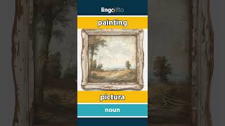 🇬🇧🇷🇴 painting  pictura  vocabulary builder  learn English  să învățăm engleza [upl. by Ardnalak85]