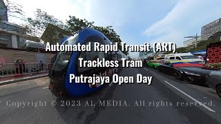 4K Video Automated Rapid Transit ART trackless tram [upl. by Walter964]