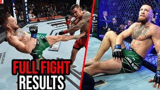 Dustin Poirier Vs Conor McGregor 3 UFC 264 Full Fight Results [upl. by Anesor272]