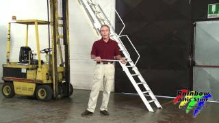 Rainbow Attic Stair GSeries Folding Attic Ladder [upl. by Morlee]