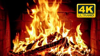 🔥 Cozy Fireplace 4K 12 HOURS Fireplace with Crackling Fire Sounds Crackling Fireplace 4K [upl. by Nalliuq]