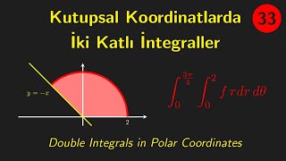 Kutupsal Koordinatlarda İki Katlı İntegraller Calculus 2 Ders Anlatımı [upl. by Eceinahs]