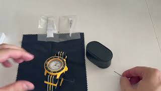 Blancpain Swatch strap change [upl. by Nibbor430]