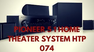 Pioneer 5 1 Home Theater System HTP 074 [upl. by Llennyl]