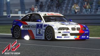 Assetto Corsa  BMW M3 GTR GT2 E46  V8 Engine amp Straight Cut Gears Transmission Whine Sound [upl. by Torrin]