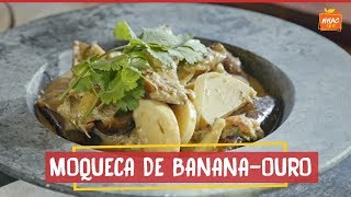 Moqueca de bananaouro com palmito pupunha  Felipe Bronze  Perto do Fogo [upl. by Dawaj]