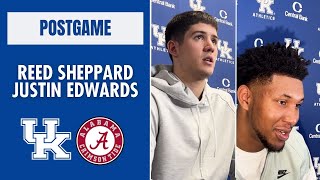 Kentucky basketball players on 11795 win over Alabama [upl. by Stillas]