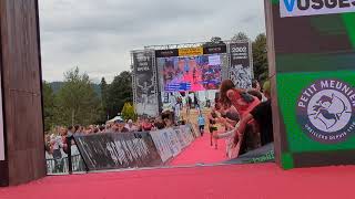 Arrivée victorieuse de Noah Servais sur le Triathlon D O de Gérardmer [upl. by Drofnelg]