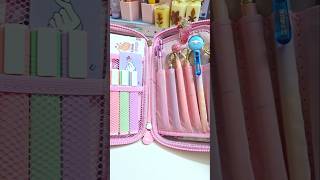 Filling my pencil case with cute stationery ✨️ 💕 cute asmr stationery shorts youtubeshorts [upl. by Elder706]