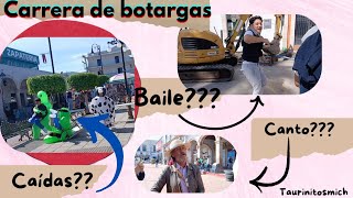 Carrera de botargas  Puruándiro Mich humor carreras botargas memes [upl. by Girardo]