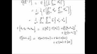 Minimum variance unbiased estimate of variance for observations with zero mean [upl. by Leimaj222]