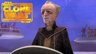 Cade Bane Kidnaps Chancellor Palpatine 4K HDR  Star Wars The Clone Wars [upl. by Ainitsirhc]