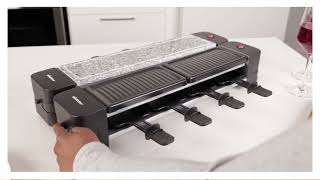 Lugano Extendable Hot Stone Grill amp Raclette [upl. by Oguh]