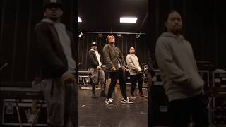 Bruno Mars at “Finesse” dance break rehearsal back in 2018 🧡 brunomars [upl. by Kciv]