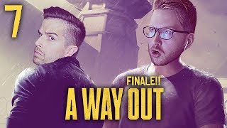 SHOCKING FINALE  A Way Out  Gameplay Walkthrough Part 7Ending w Pulse [upl. by Ardnalac503]