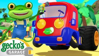 Baby Truck Beach Buggy  Geckos Garage  Brand New Season 6 Episode  Truck Cartoons For Children [upl. by Russian]