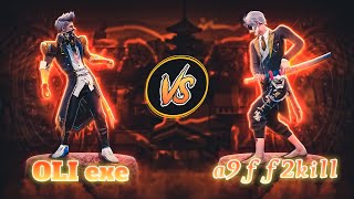 OLIexek9e VS a9ff2kill 😮‍💨🕛 70 EASY 🥱  OLI exe vs a9ff2kill freefire freefirehighlights [upl. by Fabriane]