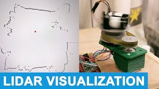 Rotating 360 LIDAR Scanner  Mapping a room [upl. by Adnirim]