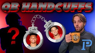 TOP 10 DYNASTY QB STASHES Best Quarterback Handcuffs for SuperFlex Fantasy Football [upl. by Assetal]