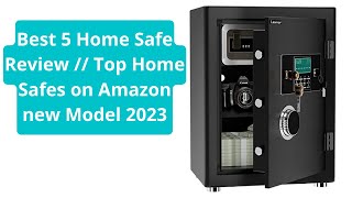 Best 5 Home Safe Review  Top Home Safes on Amazon  new Model 2023 [upl. by Aynam]