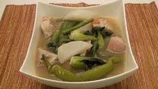 PINOY RECIPE  SINIGANG NA BABOY PORK SOUP WITH TAMARIND POWDER [upl. by Ebarta]