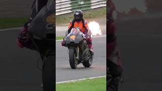 Rotary Powered Flame Throwing Bike  Crighton CR700W  Mallory Park Bike Bonanza 2024 [upl. by Kruse]