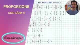 Proporzione con due x [upl. by Desdamonna]