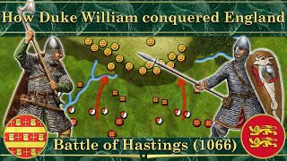 How Duke William conquered England Battle of Hastings 1066 [upl. by Leumel]