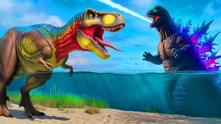 🔴All Carnotaurus Sinoceratops  DINOSAURS EVOLUTION GODZILLA AligatorGiganotosaurus Jurassic World [upl. by Tereve]