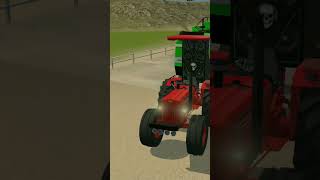 MAHINDRA VS HARVESTER TOCHAN 🔗 । tractor tochanshorts harvester tochan gamingmahindra stunt [upl. by Lajib66]