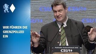 Wir nehmen die Grenzsicherung ernst Wir führen eine Grenzpolizei ein [upl. by Aneelad]