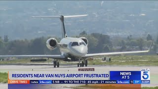 Residents near Van Nuys Airport frustrated with pollution [upl. by Yvon]