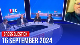 Cross Question with Iain Dale 1609  Watch again [upl. by Sirac]