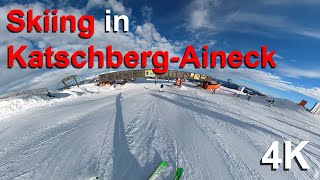 What to do in Ski Area KatschbergAineckKačjak  4K video  Video Tour Guide of Skiing in Austria [upl. by Bronwyn921]