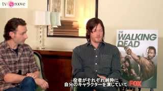 ウォーキング・デッド：アンドリュー・リンカーン＆ノーマン・リーダス インタビュー Walking Dead Andrew Lincoln amp Norman Reedus InterviewJapan [upl. by Kong]