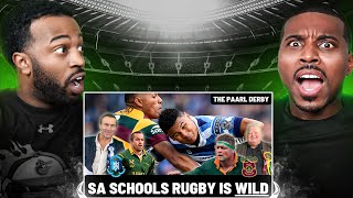 SA SCHOOLS RUGBY IS WILD  THE PAARL DERBY Reaction [upl. by Llenrod659]