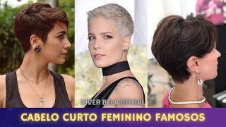 CORTE DE CABELO CURTO FEMININO 2023  CABELO CURTO FAMOSOS TENDÊNCIA 2022 [upl. by Ytineres]